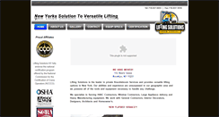 Desktop Screenshot of liftingsolutionsny.com